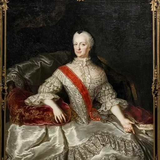 Portrait of Joanna Elisabeth of Holstein-Gottorp