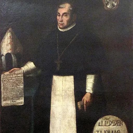 Portrait of Fray Thomas de San Martín