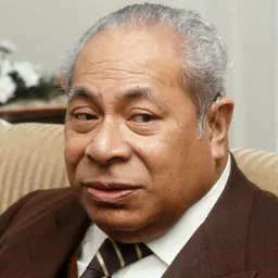 Portrait of Tāufaʻāhau Tupou IV of Tonga