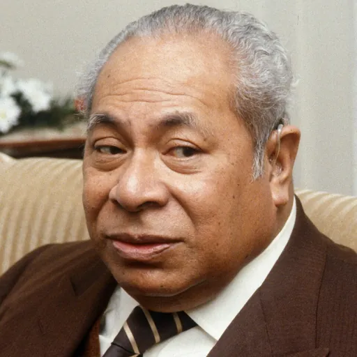 Portrait of Tāufaʻāhau Tupou IV of Tonga