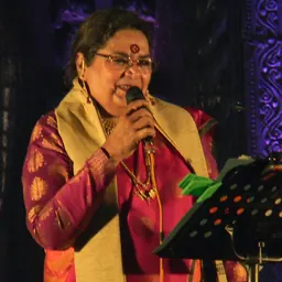Portrait of Usha Uthup