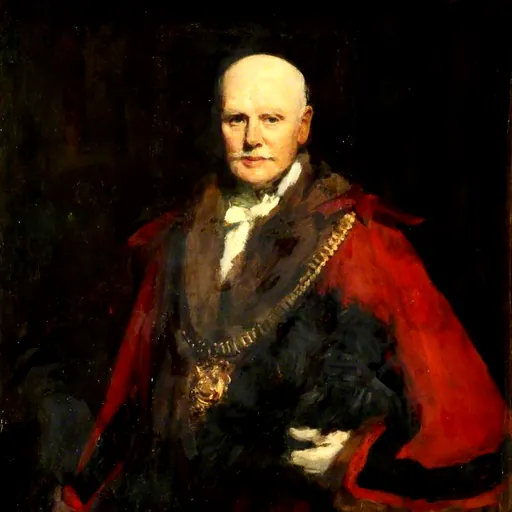 Portrait of Sir William Bowring, 1st Baronet