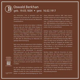 Portrait of Oswald Berkhan