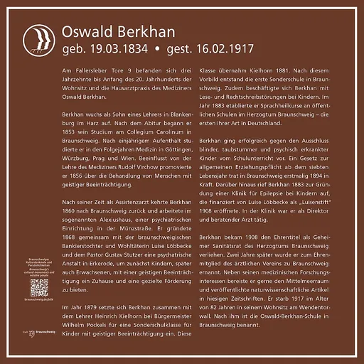 Portrait of Oswald Berkhan