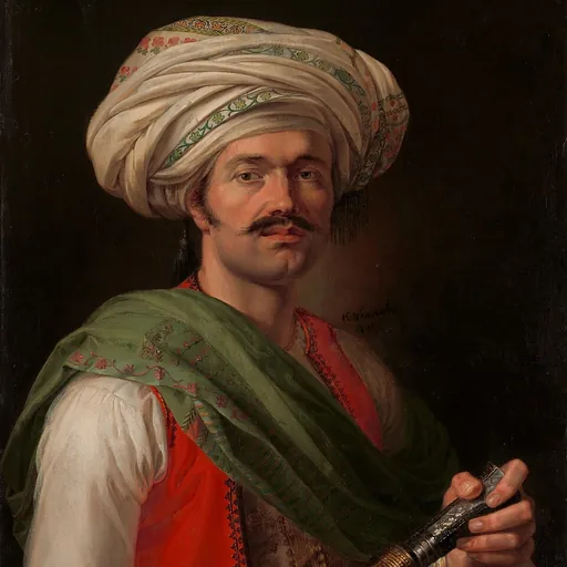 Portrait of Roustam Raza