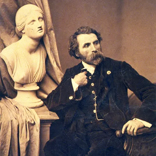Portrait of Antoine Samuel Adam-Salomon