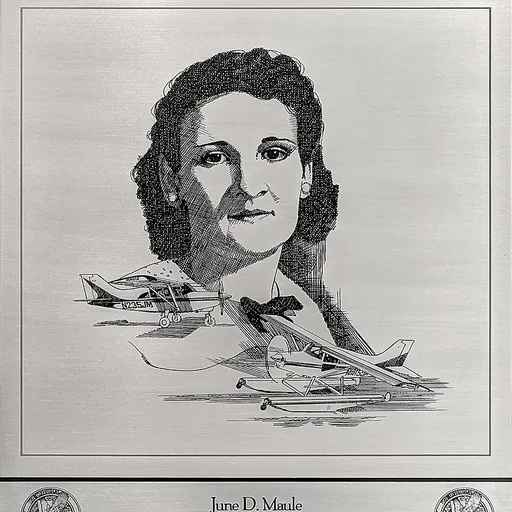Portrait of June Maule