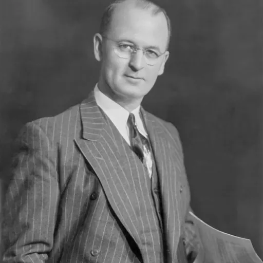 Portrait of Donald Buchanan Blue