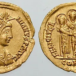 Portrait of Valentinian III