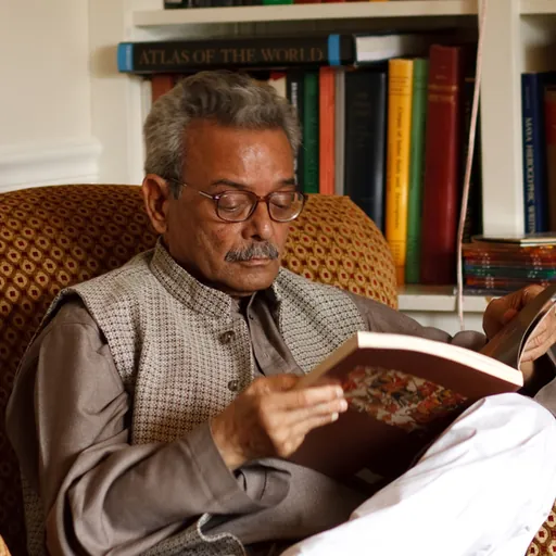 Portrait of Shamsur Rahman Faruqi