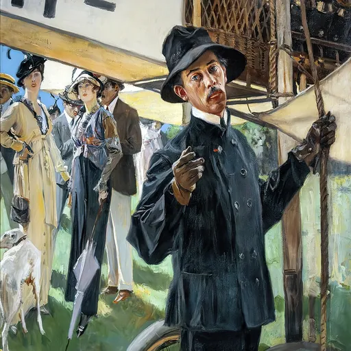 Portrait of Alberto Santos-Dumont