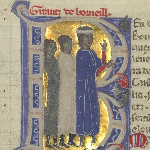 Portrait of Guiraut de Bornelh
