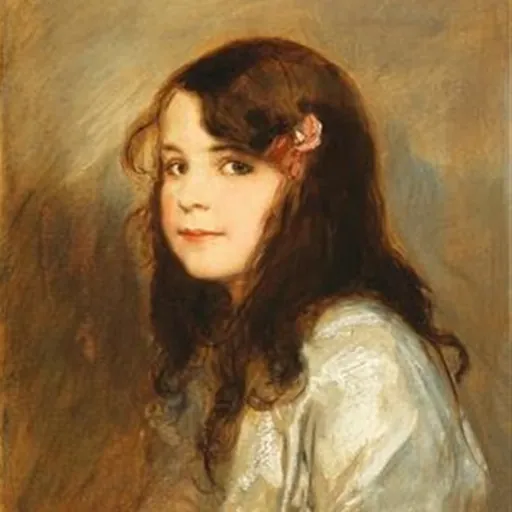 Portrait of Henriette Agnete Kitty von Kaulbach