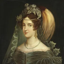 Portrait of Maria Cristina of Savoy, Queen of the Two Sicilies