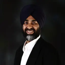 Portrait of Manpreet Singh Badal