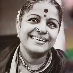 Portrait of M. S. Subbulakshmi