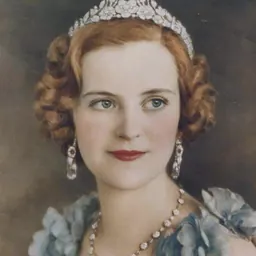 Portrait of Queen Geraldine of Albania