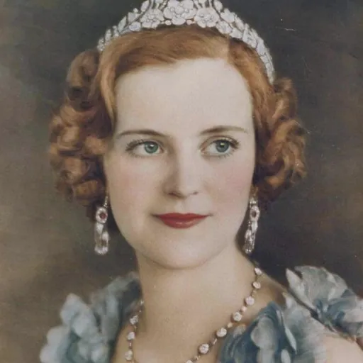 Portrait of Queen Geraldine of Albania