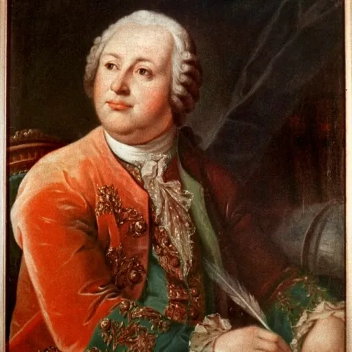 Portrait of Mikhail Lomonosov