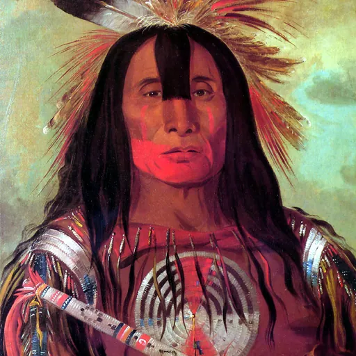 Portrait of Buffalo Bull's Back Fat