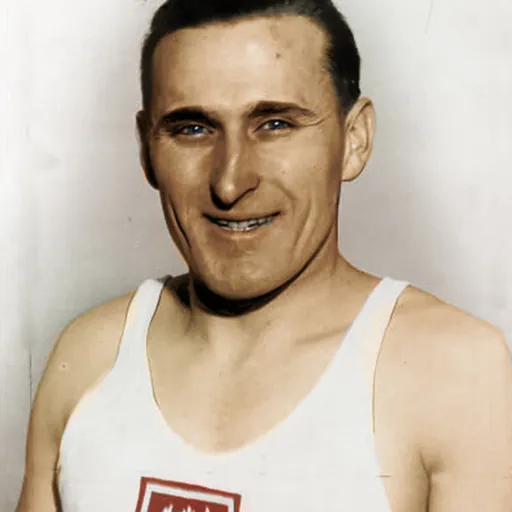 Portrait of Janusz Kusociński