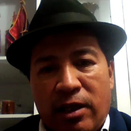 Portrait of Raúl Ilaquiche