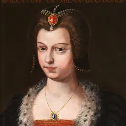 Portrait of Valentina Visconti, Duchess of Orléans