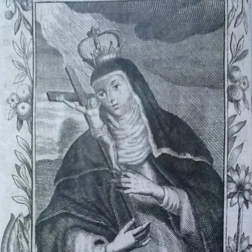 Portrait of Elizabeth of Hungary, Queen of Serbia