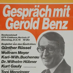 Portrait of Gerold Benz