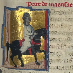 Portrait of Peire de Maensac