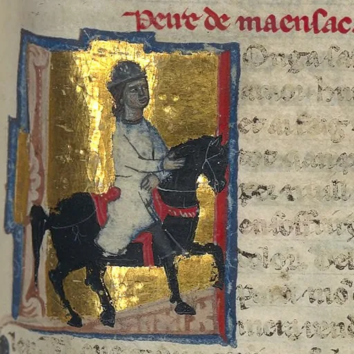 Portrait of Peire de Maensac