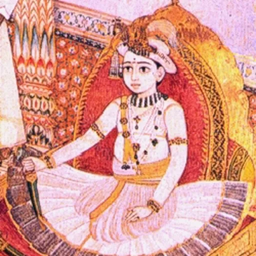 Portrait of Raja Shahaji of Satara