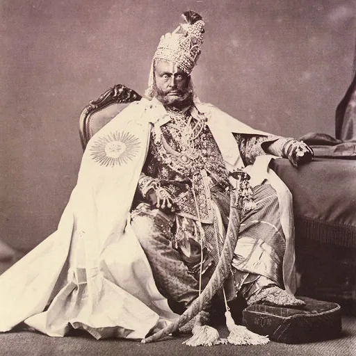 Portrait of Raghuraj Singh I of Rewa