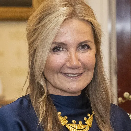 Portrait of Mareva Grabowski–Mitsotakis