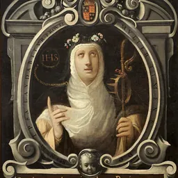Portrait of Æthelburh of Faremoutiers