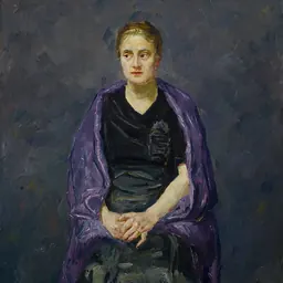 Portrait of Minna Beckmann-Tube
