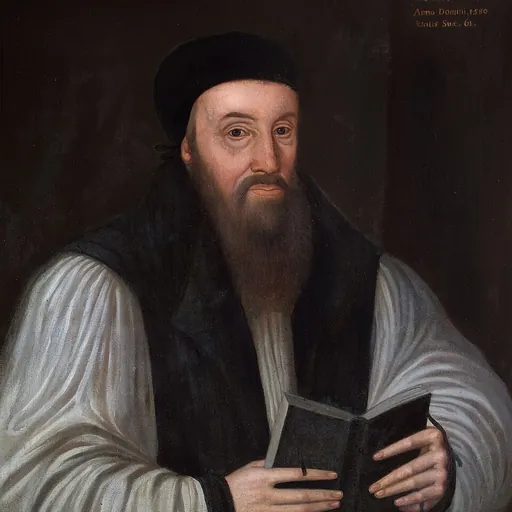 Portrait of Edmund Grindal