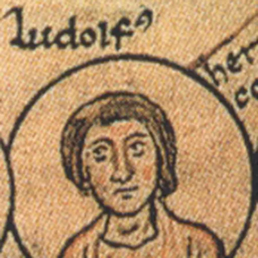Portrait of Liudolf of Lotharingia