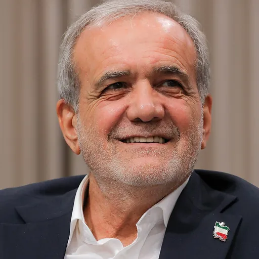 Portrait of Masoud Pezeshkian