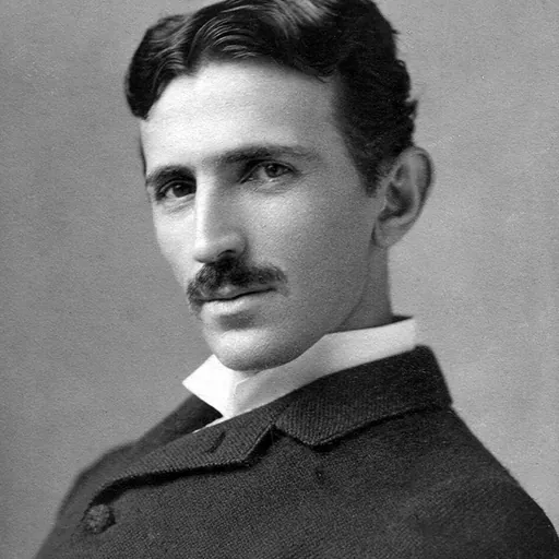 Portrait of Nikola Tesla