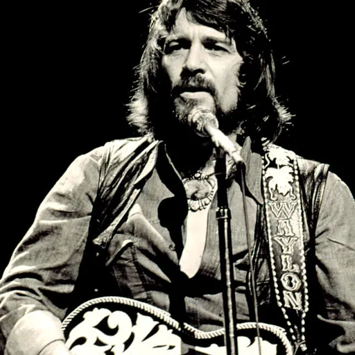 Portrait of Waylon Jennings