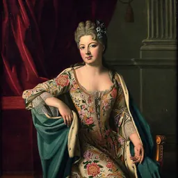 Portrait of Madeleine Angélique de Neufville de Villeroy
