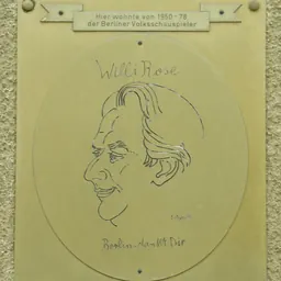 Portrait of Willi Rose