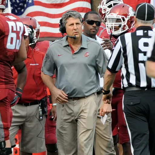 Portrait of Mike Leach