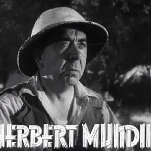 Portrait of Herbert Mundin