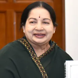 Portrait of Jayaram Jayalalithaa