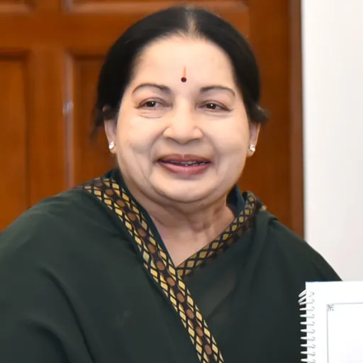 Portrait of Jayaram Jayalalithaa