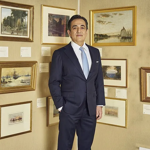 Portrait of Javad Marandi