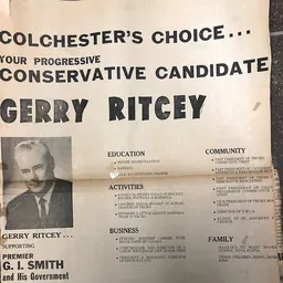 Portrait of Gerald Ritcey