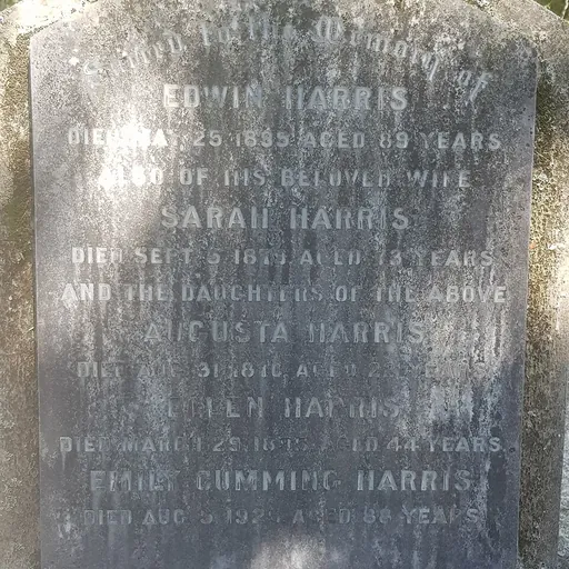 Portrait of Emily Cumming Harris